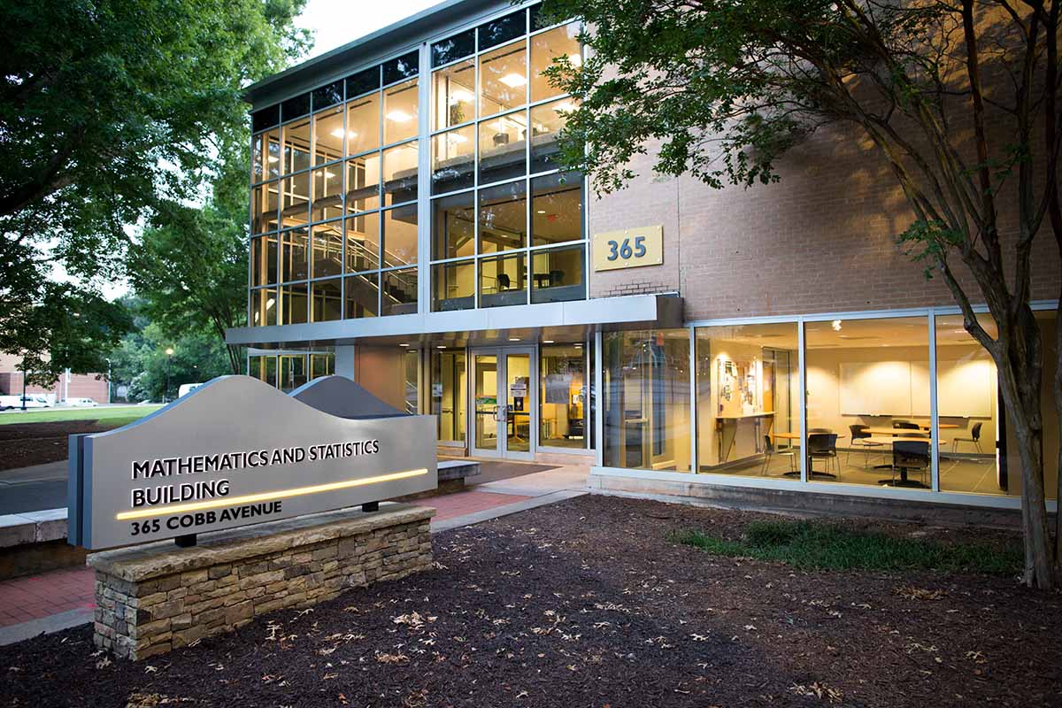 Mathematics and Statistics building on the Kennesaw campus / Photo of the Mathematics and Statistics building on the Kennesaw campus at Kennesaw State University