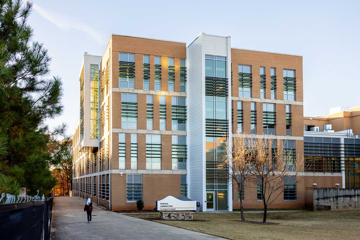 Science Laboratory building at Kennesaw State University, Kennesaw campus. / Science Laboratory building at Kennesaw State University, Kennesaw campus.