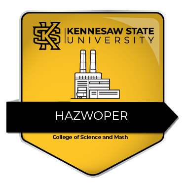 Badge graphic for the HAZWOPER micro-credential