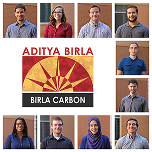 2015 Birla Carbon Scholars Program recipients.