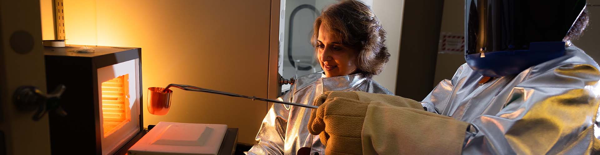 ksu faculty working in the lab