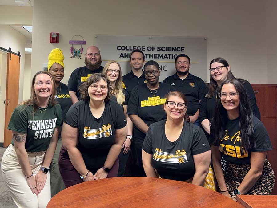 2025 group photo of Advisors for the College of Science and Mathematics