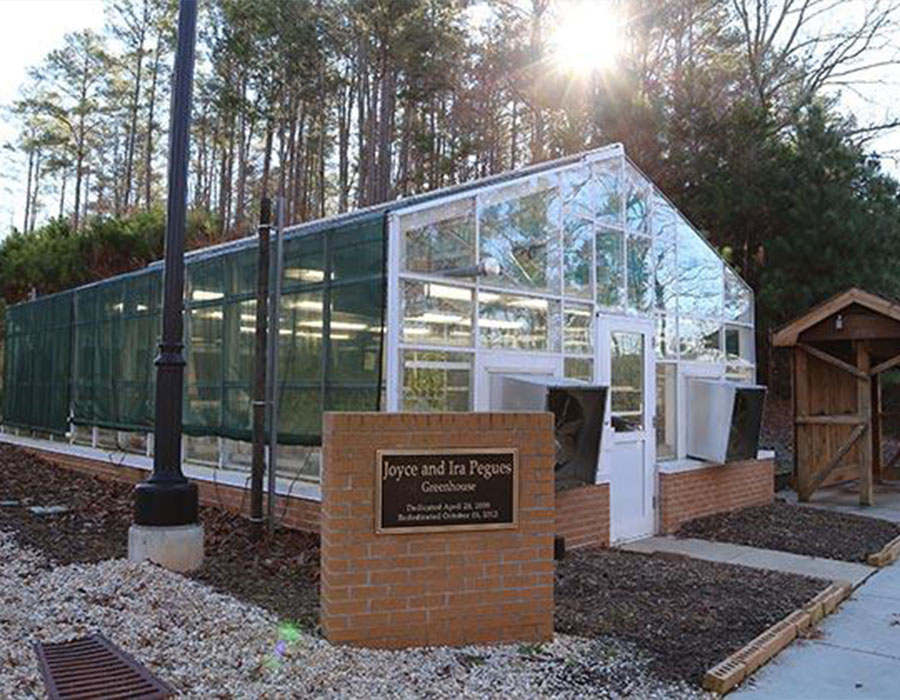 Joyce and Ira Pegues Memorial Greenhouse