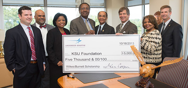lockeed martin donating to ksu