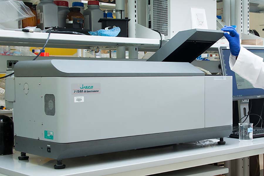 Photo of the Jasco 1500 Spectropolarimeter