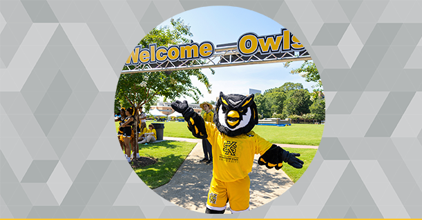 Decorative - Scrappy the Owl with welcoming arms