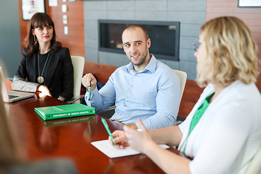 Students talking