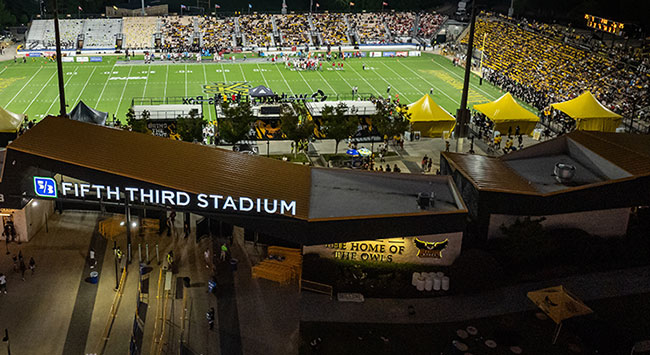  Fifth Third Stadium night game in the sports facilities at Kennesaw State University