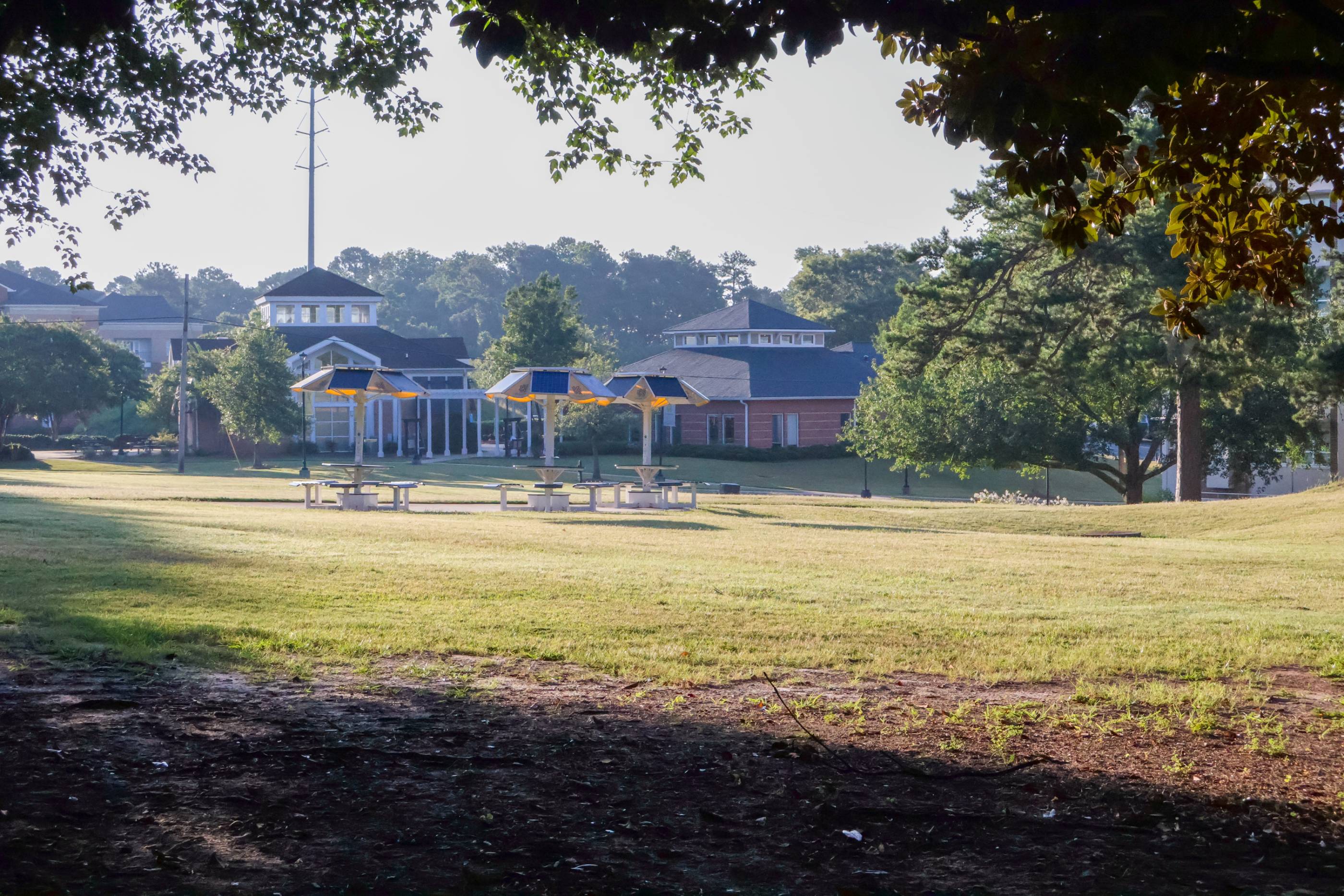 Area between the Residence Halls