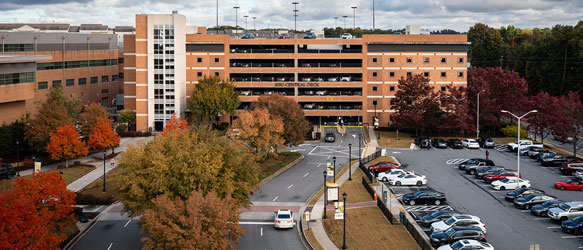 Photo of ksu parking and parking deck