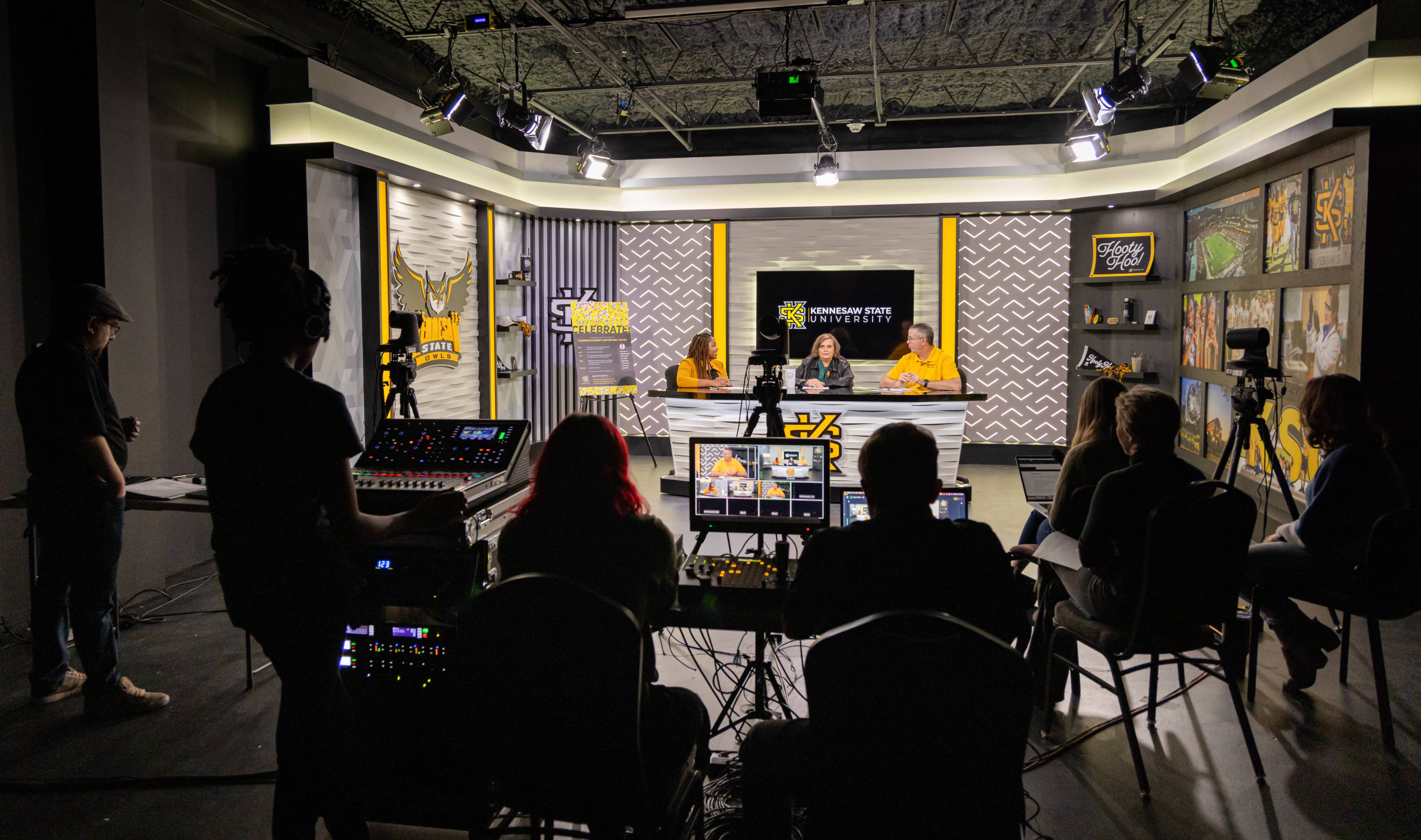 behind the scenes of the broadcast