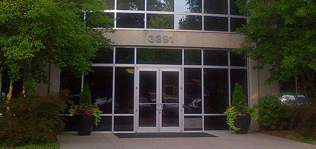 Front view of the KSU Fiscal Services building