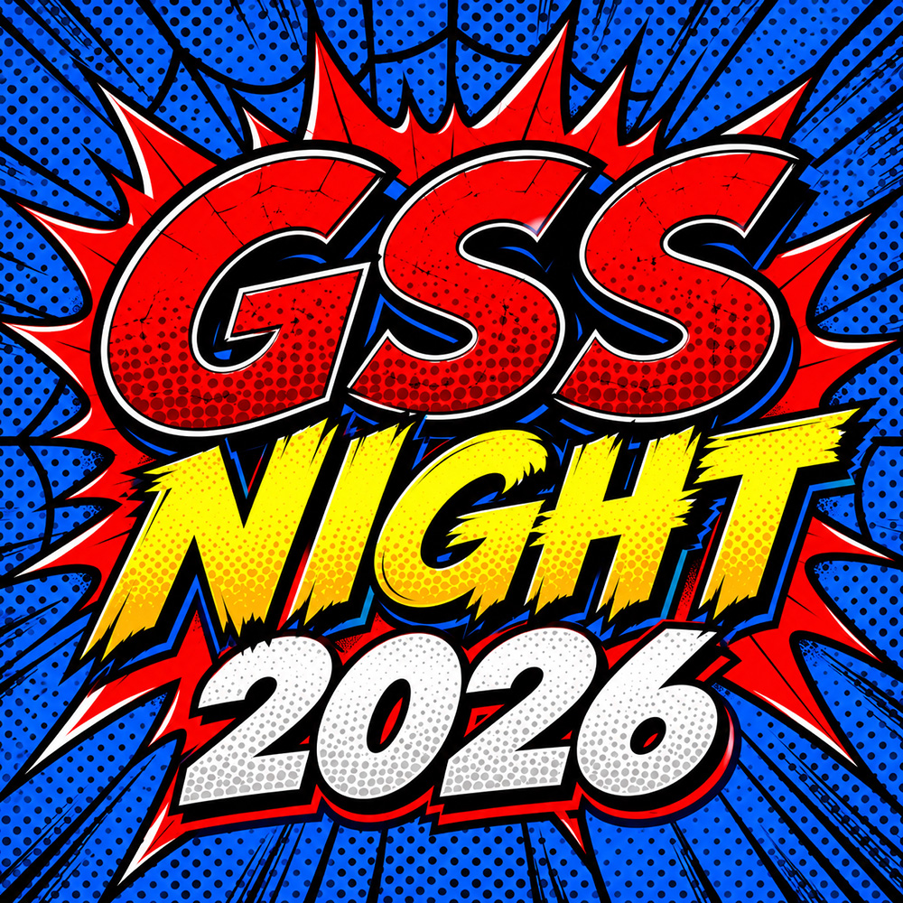 GSS night 2026 with blue red and white