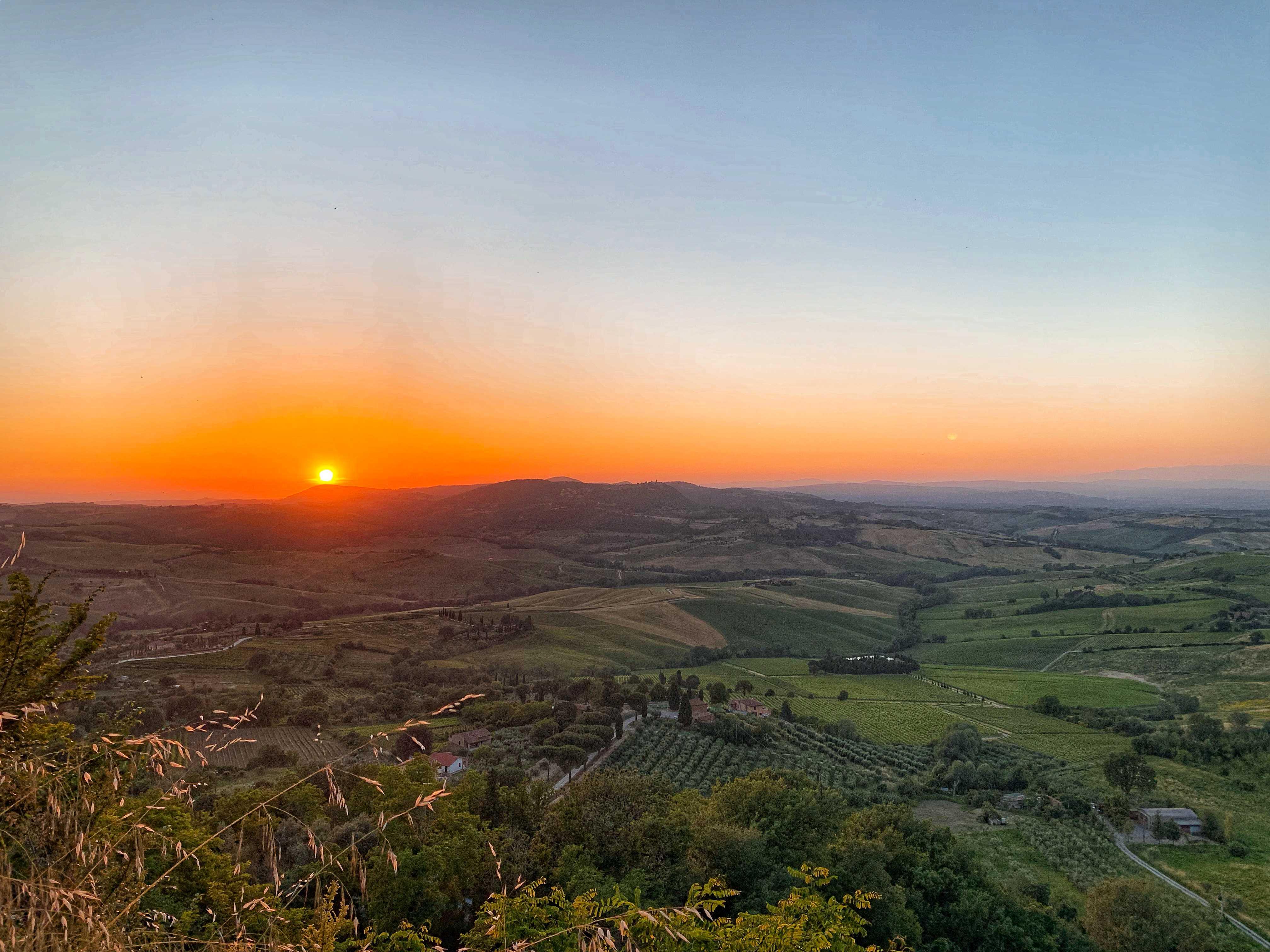  / Sunset in Montepulciano