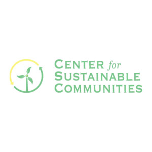 Center for Sustainable Communities logo.