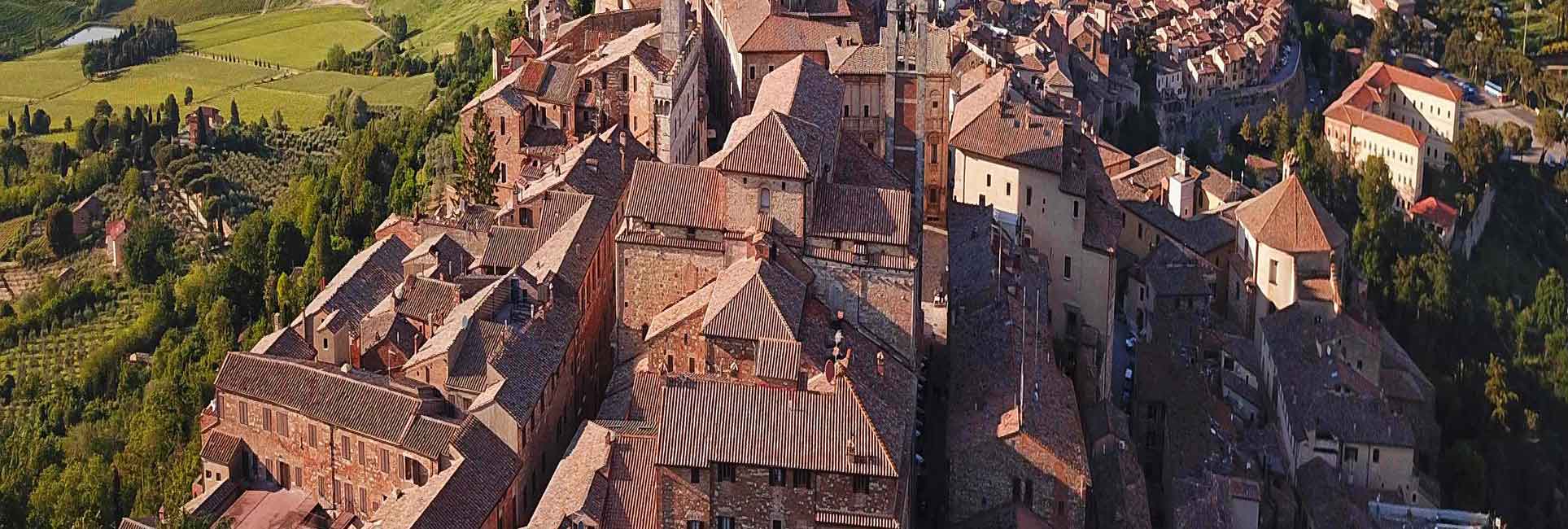 another angle of montepulciano aerial view