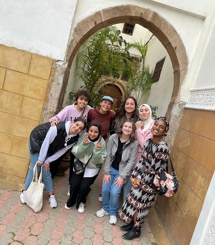 KSU and H2UC students together in Casablanca (March 2023)