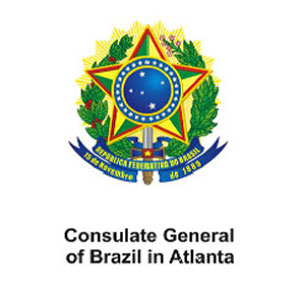 Consulate General of Brazil in Atlanta logo.