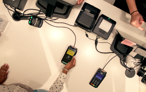 modern form of digital payments process