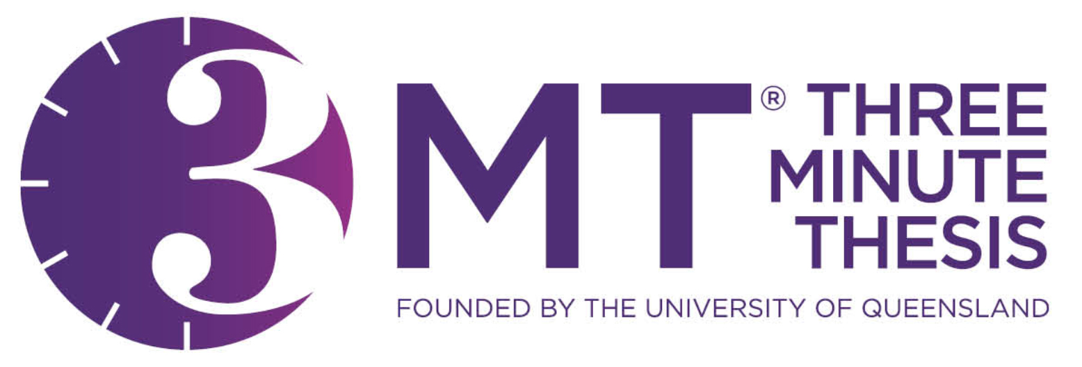 3MT - Three Minute Thesis - Founded by the University of Queensland logo