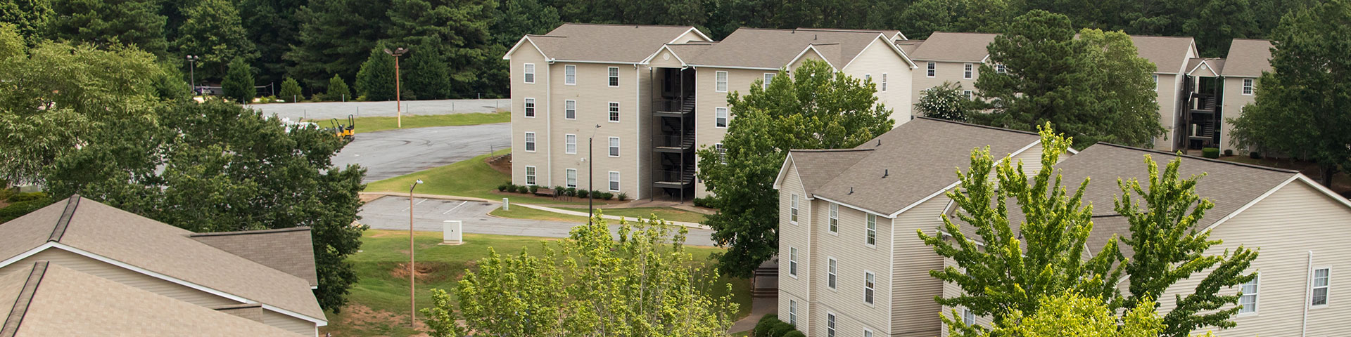 Aerial view of KSU Place