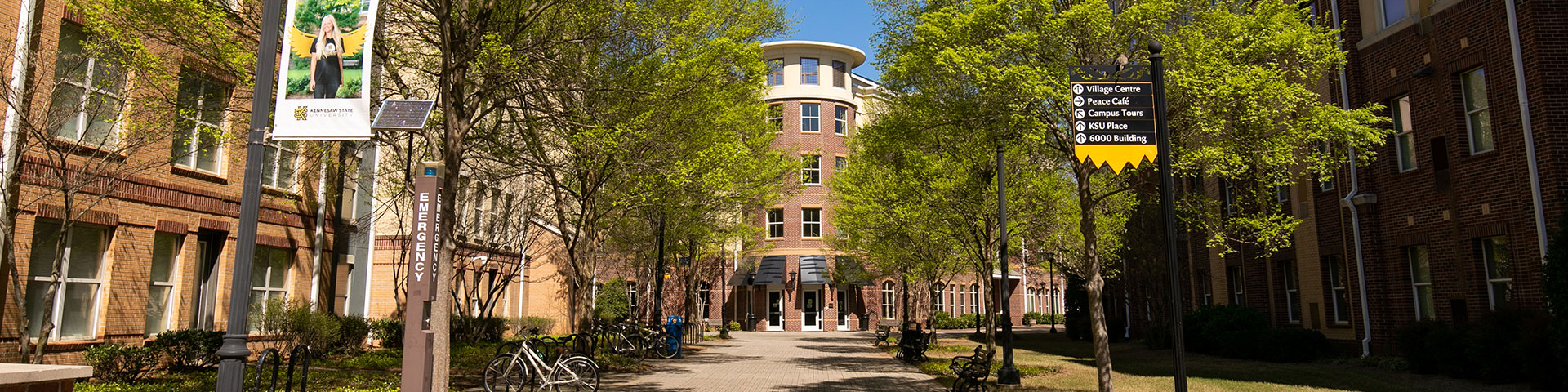 Exterior of University Village