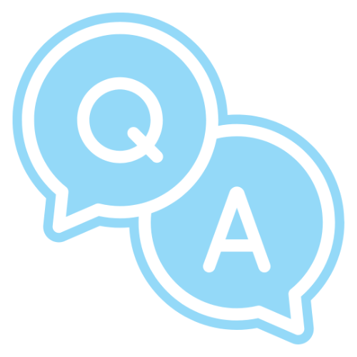 Frequently asked questions button