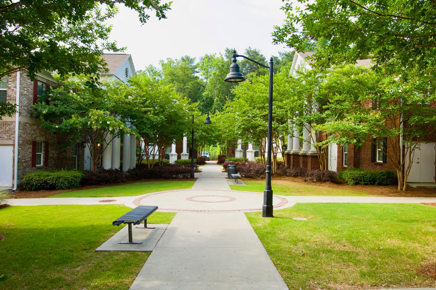 Exterior of University Columns