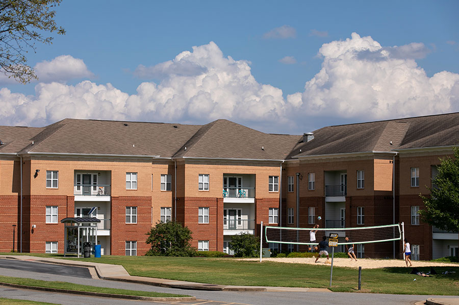 Exterior of University Courtyard