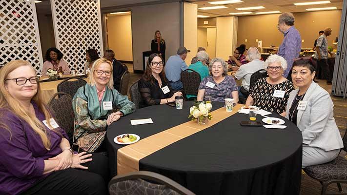  / guests and honorees at table