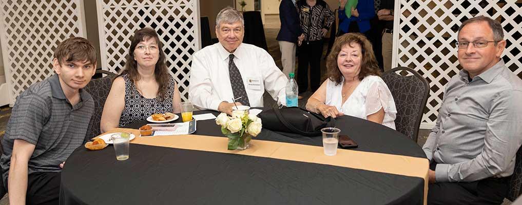  / guests and honorees at table