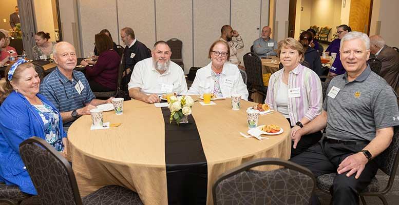  / guests and honorees at table