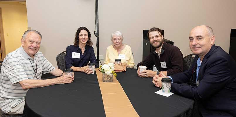  / guests and honorees at table
