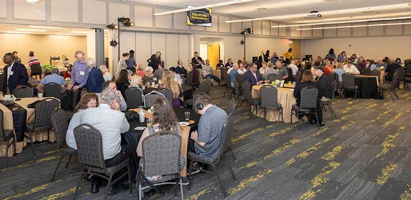  / room full of people