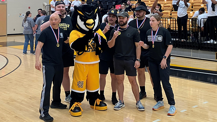 team picture of 1st place Owlympic winners