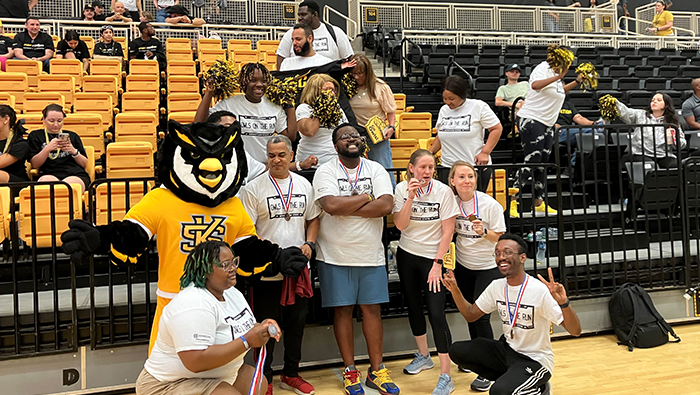 team picture of 3rd place Owlympic winners