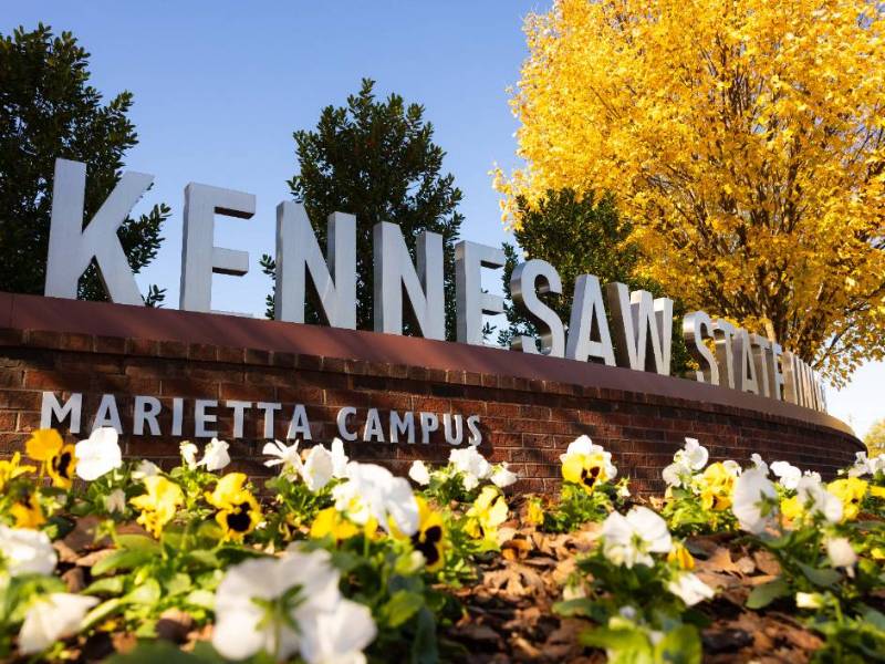 Marietta campus entrance sign