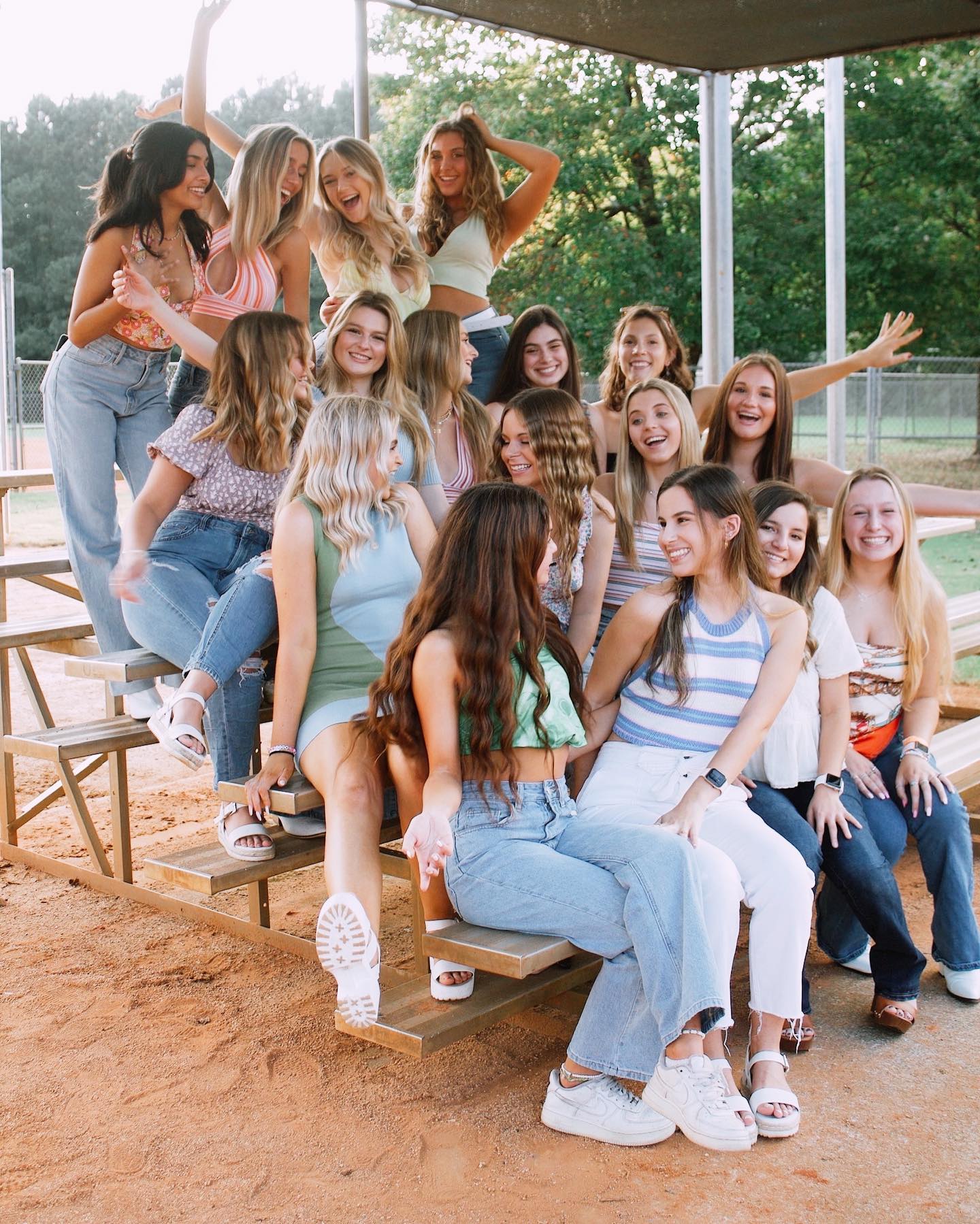 Alpha Omicron Pi group photo