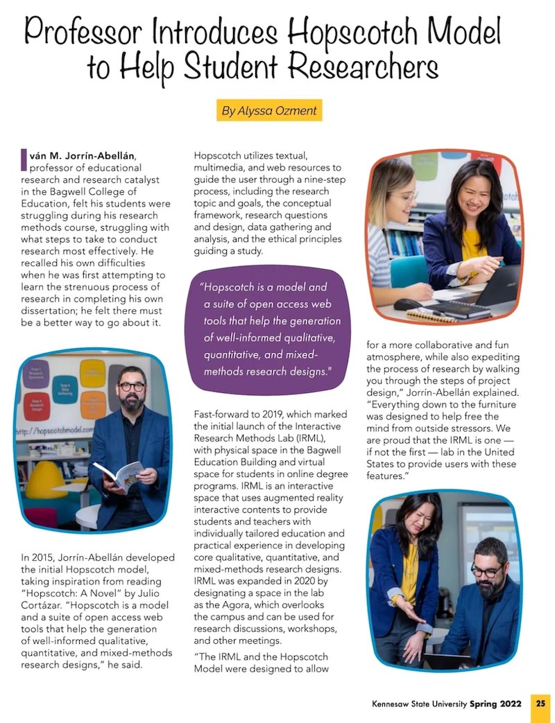 teaser image of the spring 2022 issue of "the investigator research magazine" page 25.