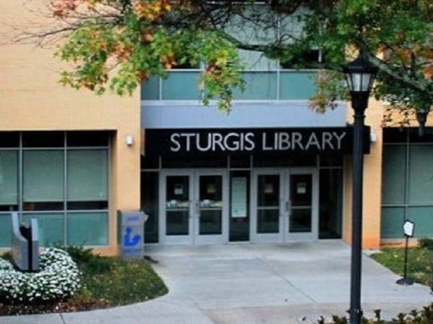 entrance of sturgis library