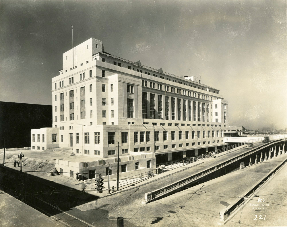United States Post Office building in Atlanta, Georgia, undated. From the Georgia Marble Company Records.