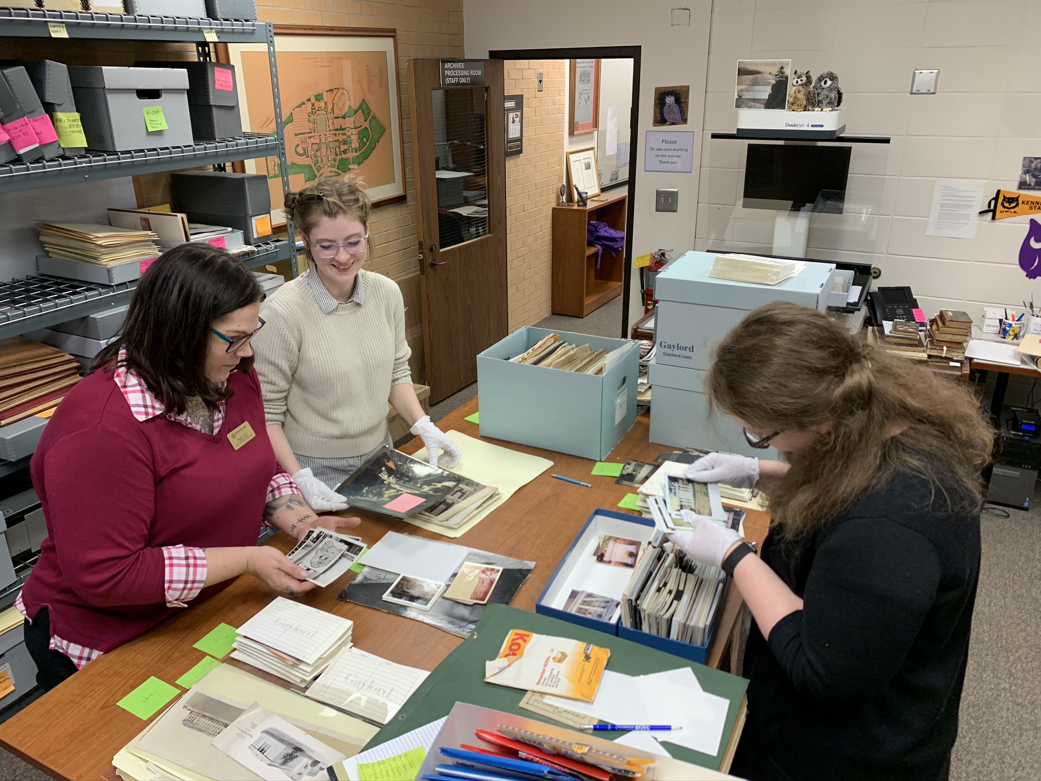 spring 2020 interns working