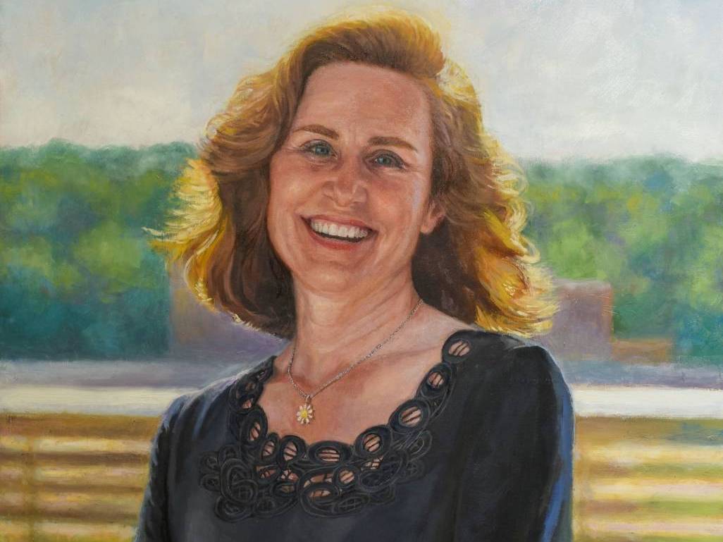 Painted portrait of former KSU President, Pamela Witton