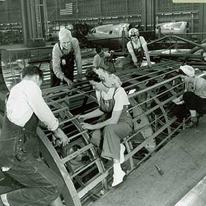 inside the bell bomber plant