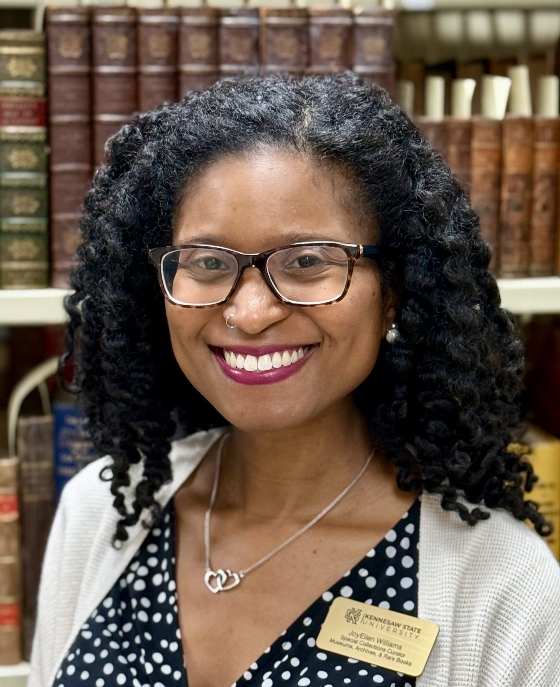 Curator of the Rare Book Museum, JoyEllen Williams