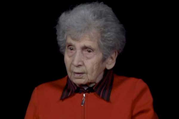 Sheva Vapne, holocaust survivor.