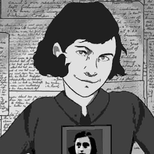 Illustration of Anne Frank