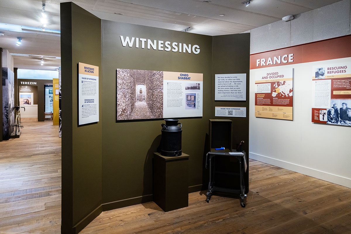 Photo of the Save one Life exhibit 