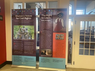 Women's Voices for Civil Rights exhibit