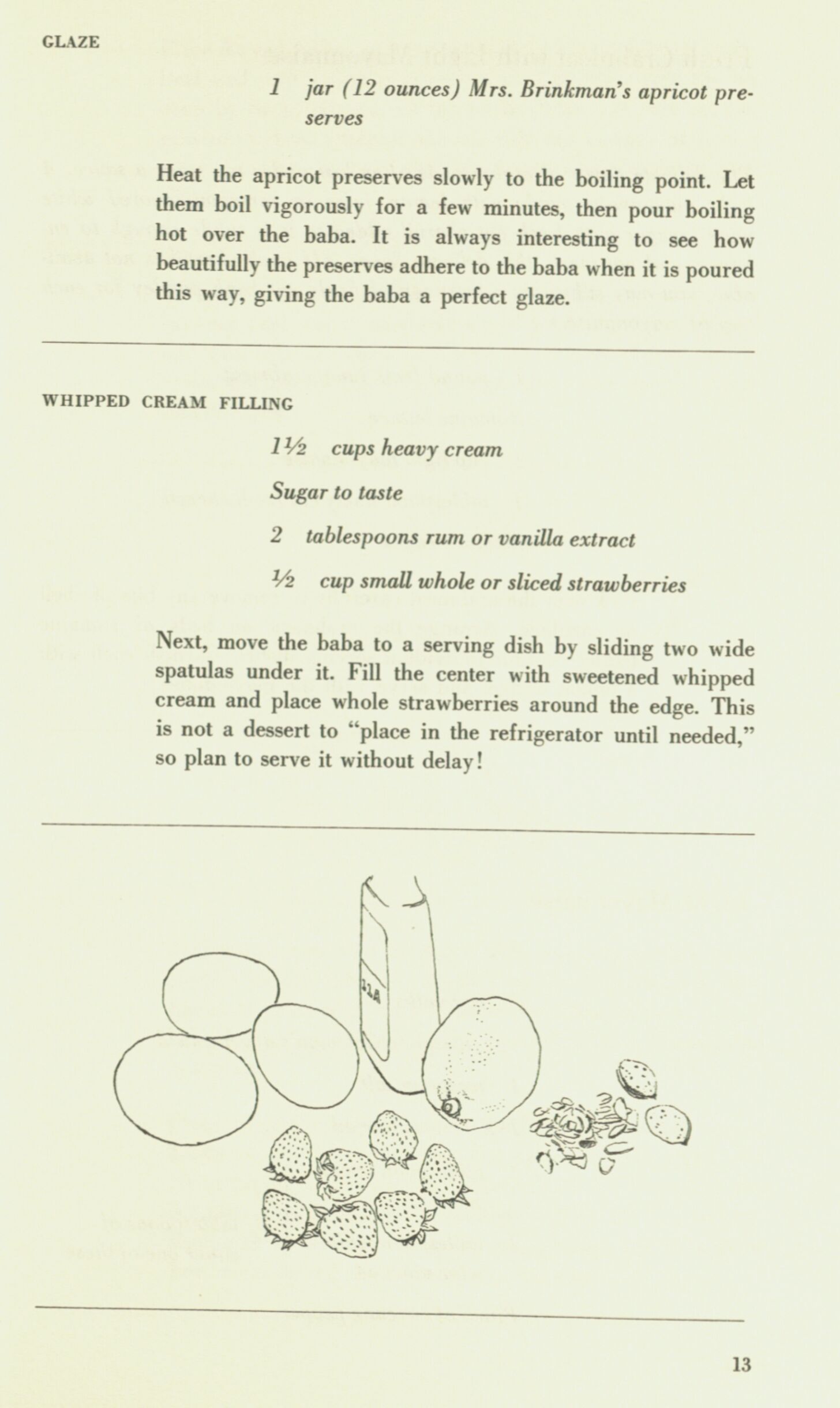 Recipe and illustration from The Edna Lewis Cookbook courtesy of the Bentley Rare Book Museum